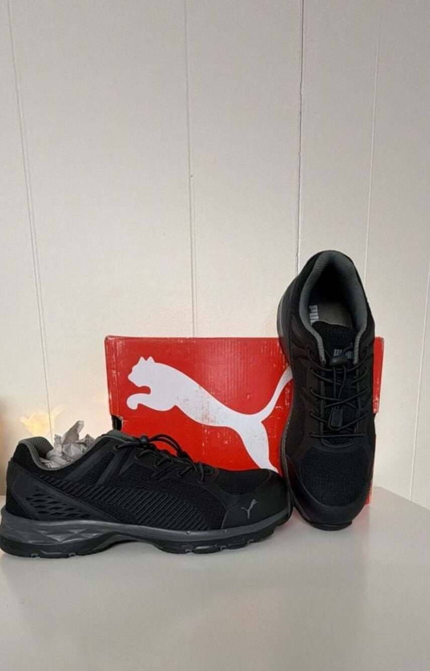 Puma Fuse Motion 2.0 Black Low Safety Shoe Size US 10